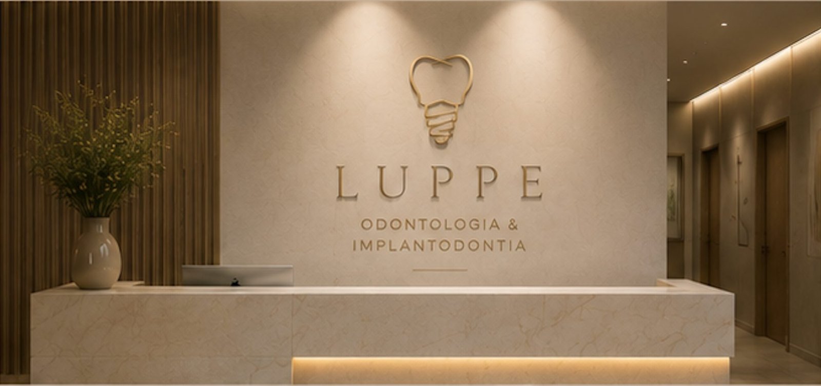 Recepção da clínica LUPPE